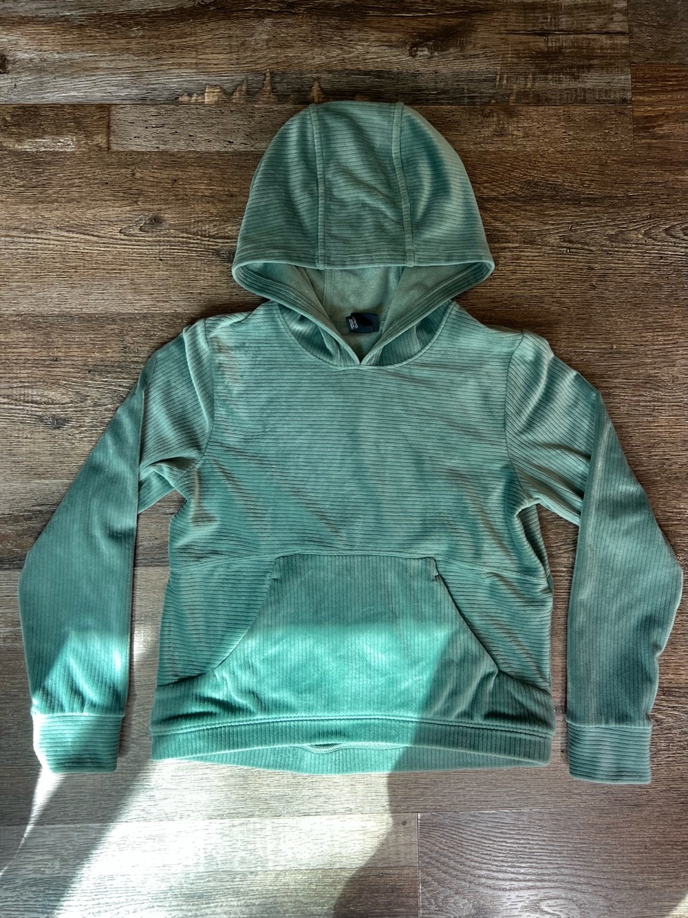 All In Motion Velour Ribbed Hoodie - Green